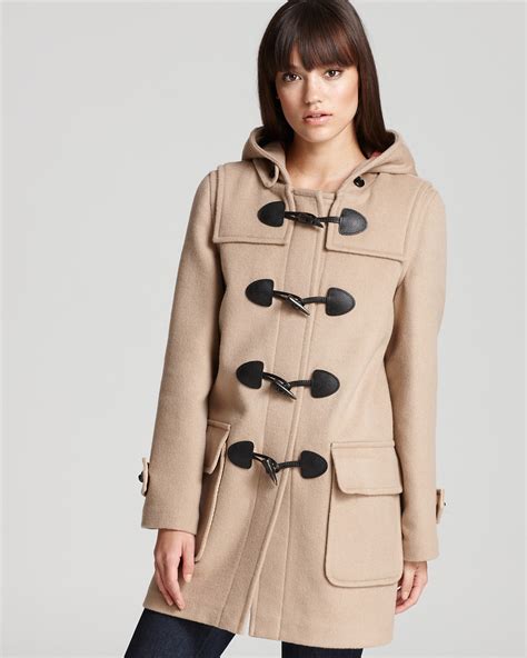 burberry mersey wool toggle coat|burberry winter coat men's.